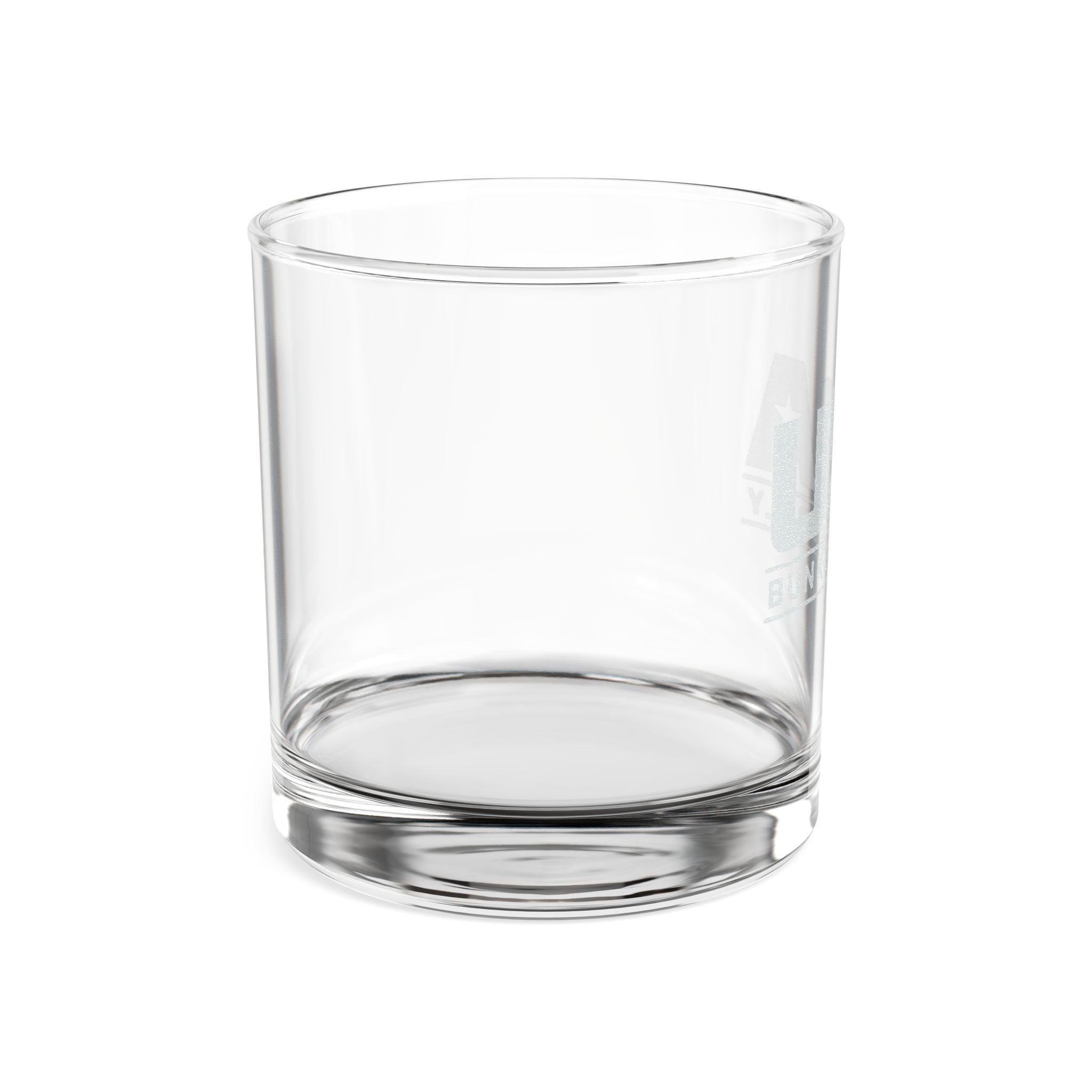 Engraved USA Bunker Supply Whiskey Glass – 10.5 oz Rocks Glass
