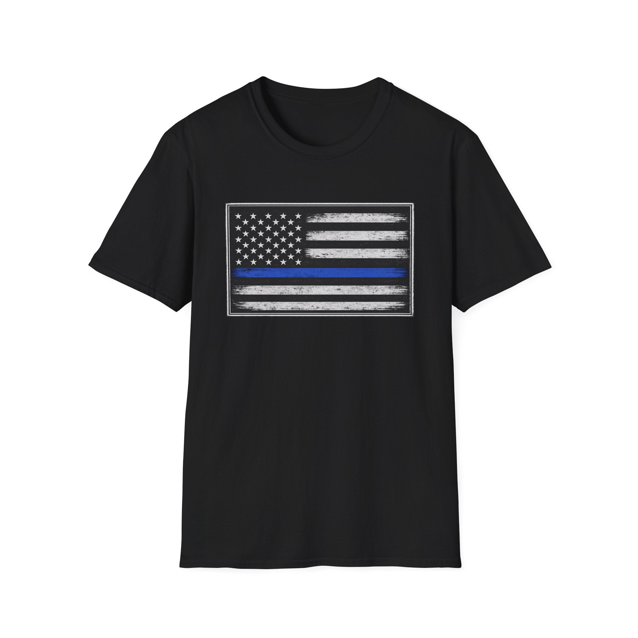 Blue Line Flag T-Shirt
