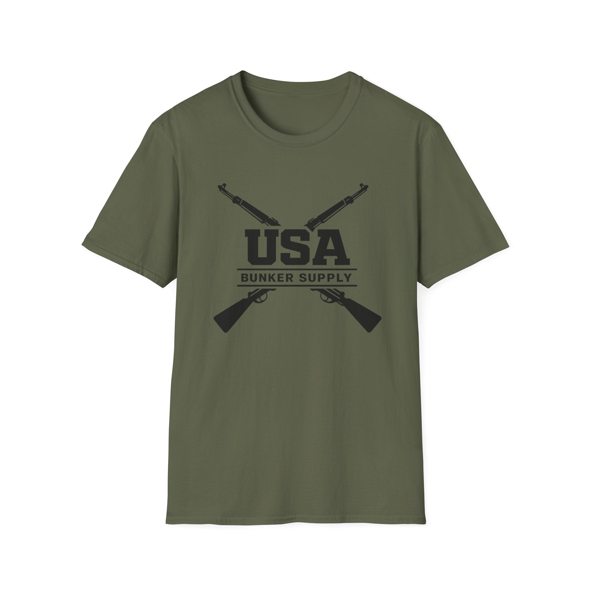 USA Bunker Supply Cross Rifle T-Shirt