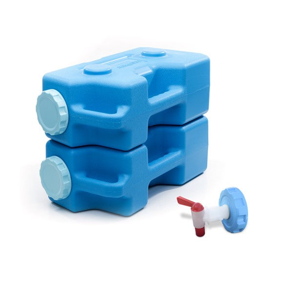 AquaBrick™ Food and Water Storage Container - 2 Bricks Plus Spigot